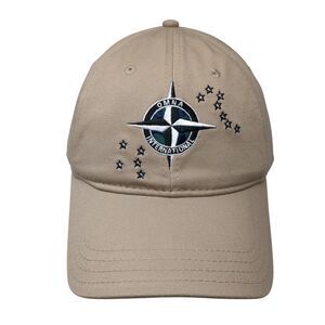 Omna International Strapback Hat Tan One Size 6 Panel Pukka W/Tags